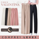 [Leve 3 Pague 2] Calça Feminina Valentina em Malha Seda Gelo (Estilo Marcante!)
